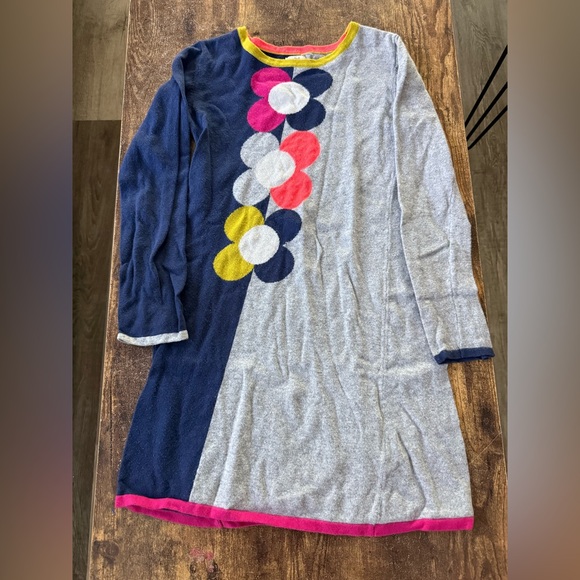 Mini Boden Other - Mini Boden Girls Floral Knit Sweater Dress 9/10 years